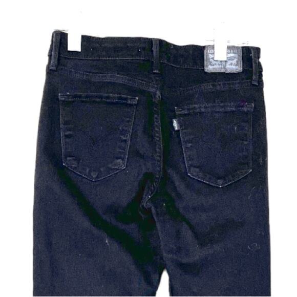 Levi’s Jeans Classic Mid Rise Skinny Ankle Black Stretch Women’s Size 6S Short - Picture 4 of 7